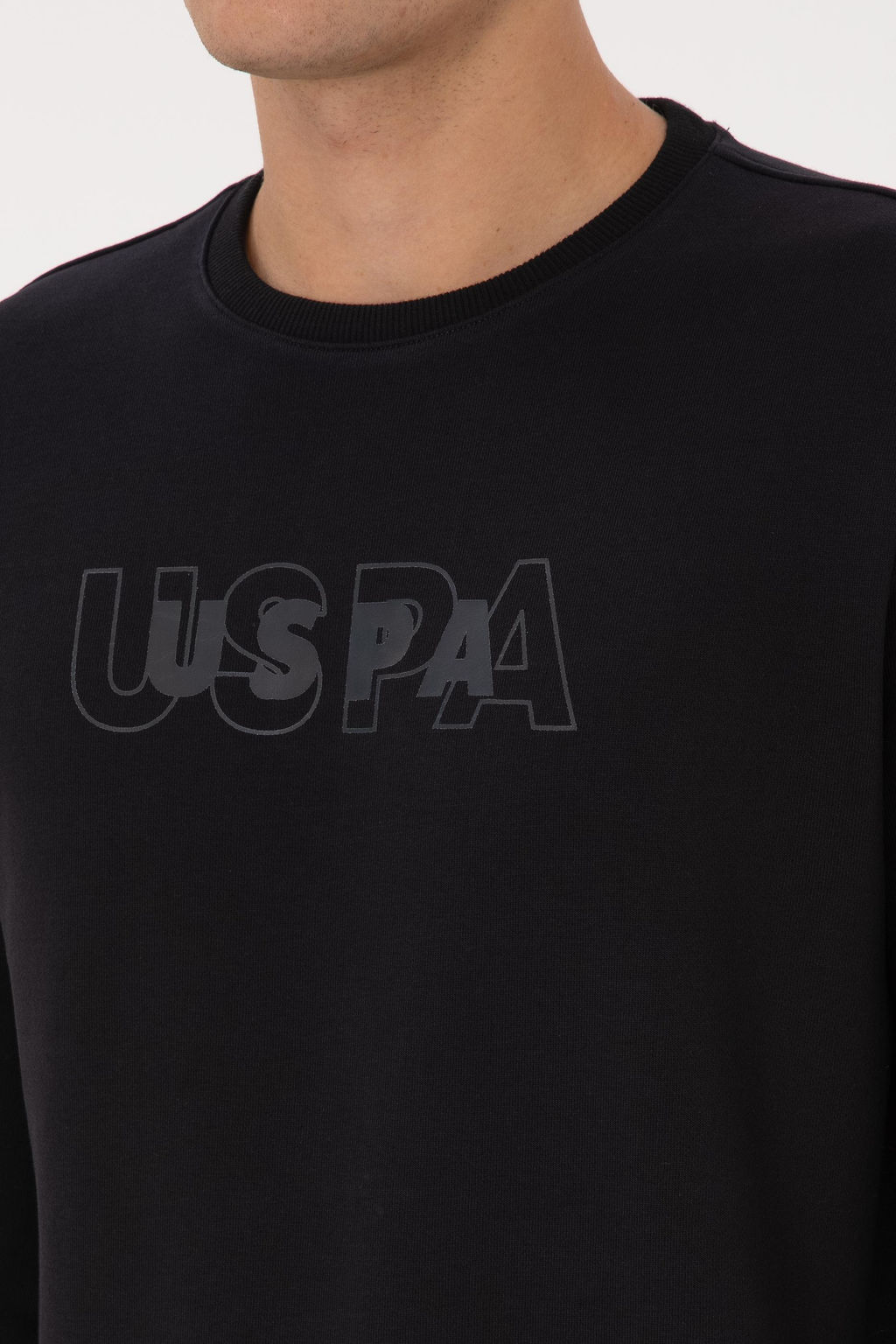 Erkek Siyah Sweatshirt