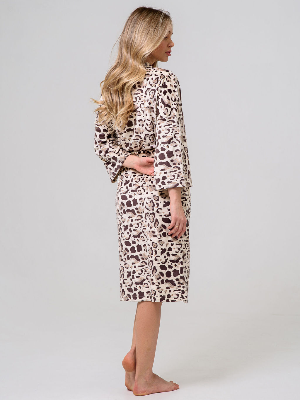 Халат велюровый женский Сафари - Оптима фото 3