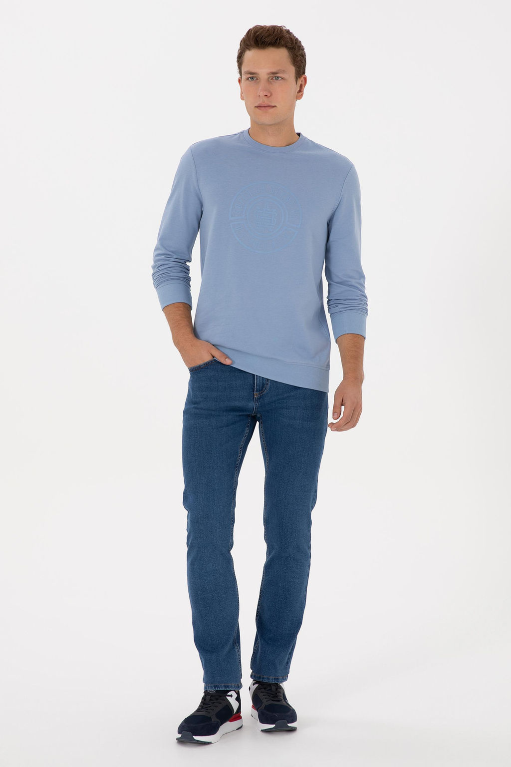Erkek Mavi Sweatshirt - U.s. polo assn фото 4