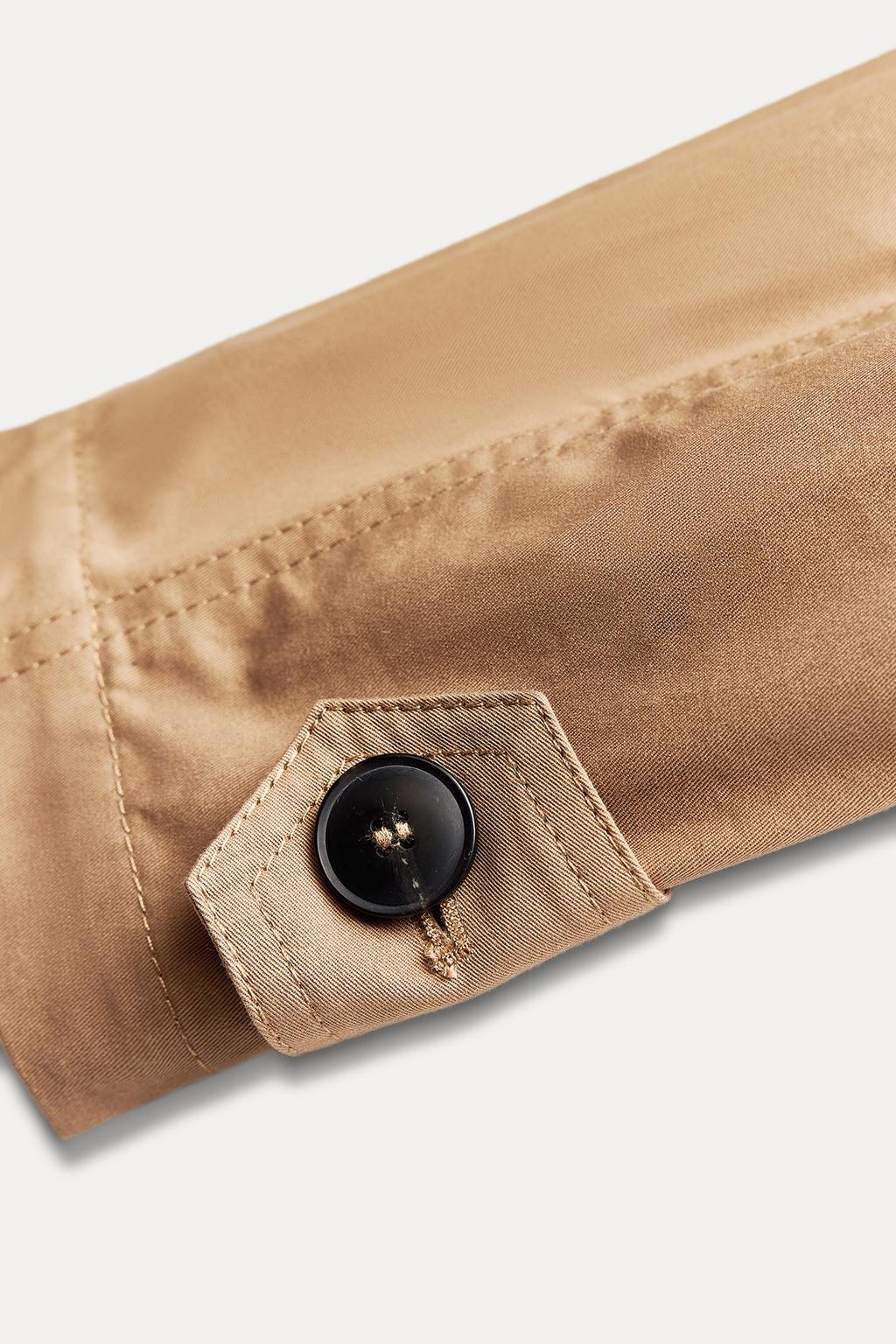 ZW COLLECTION WATER-REPELLENT TRENCH COAT - Zara фото 9