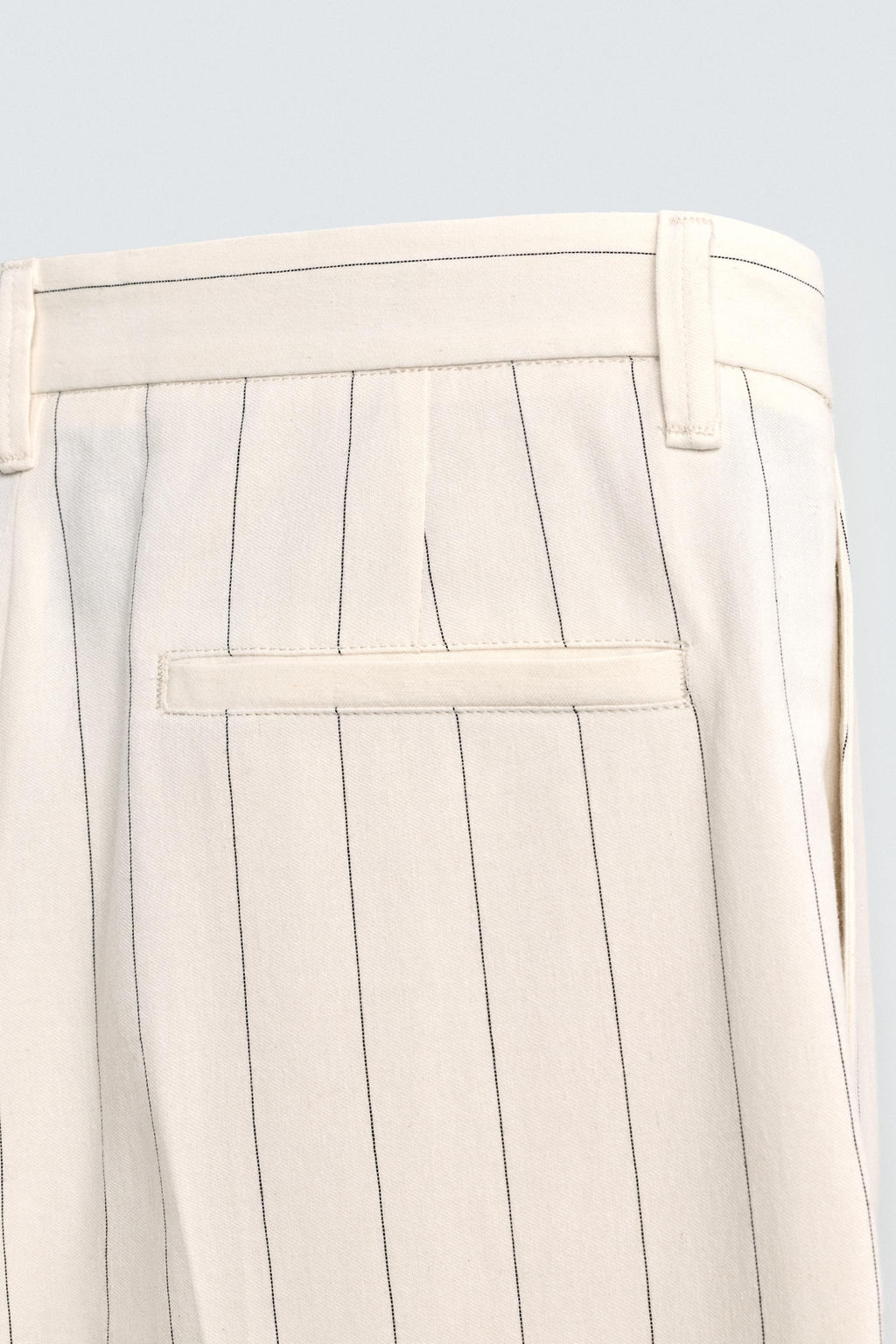 PLEATED STRIPED TROUSERS - Zara фото 10