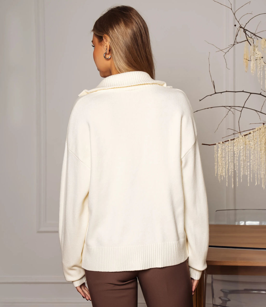 Джемпер #КТ888 (7), кремовый - Dommod фото 2