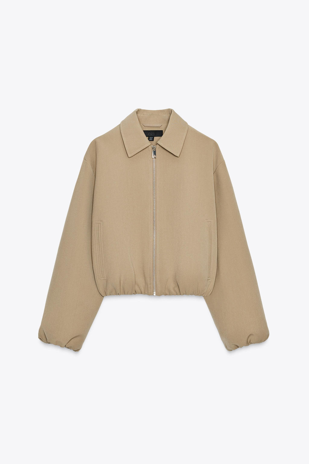 PUFFED BOMBER JACKET WITH ZIP - Zara фото 6