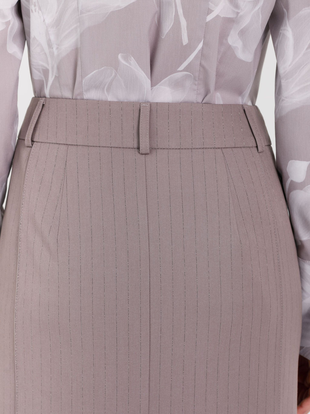 Юбка в полоску