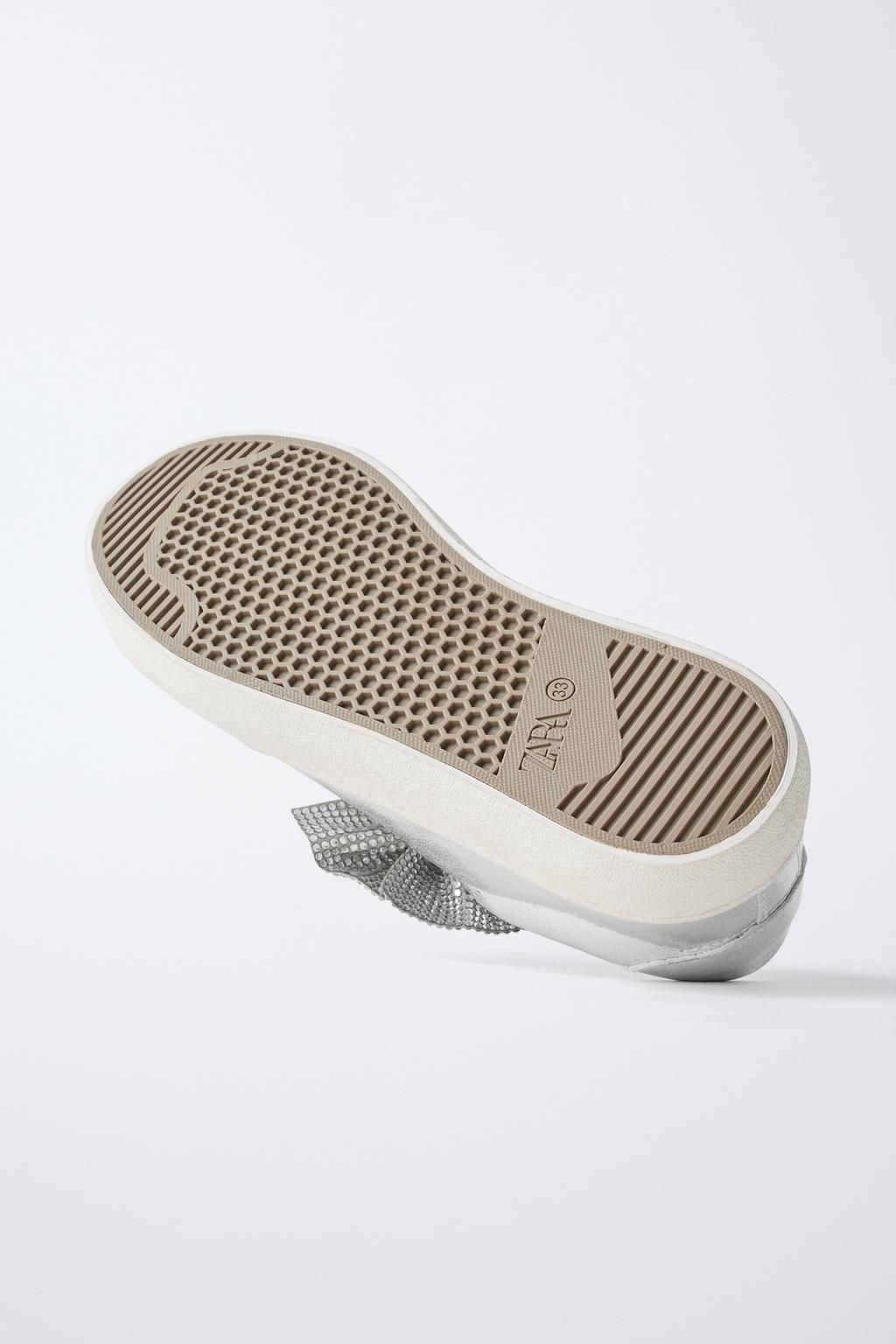 GLITTERY BOW SNEAKERS - Zara фото 5