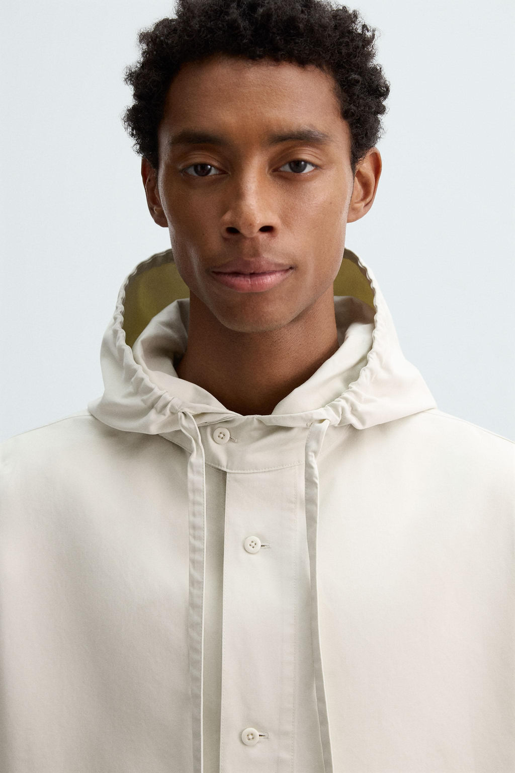 OVERSIZE FIT HOODED OVERSHIRT - Zara фото 8