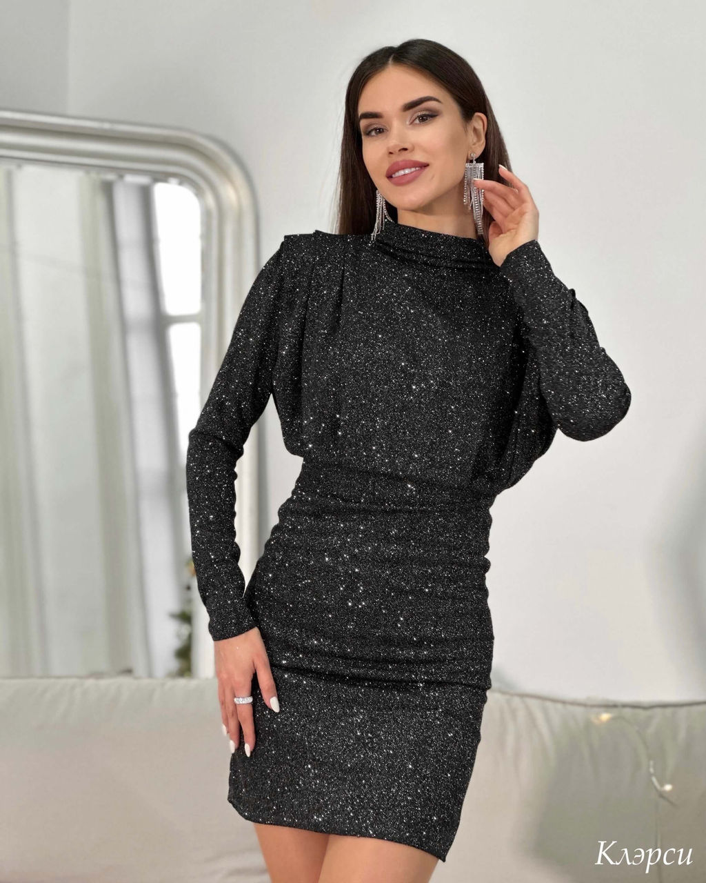 Платье Клэрси (серебристый) - Nadi bordo фото 2