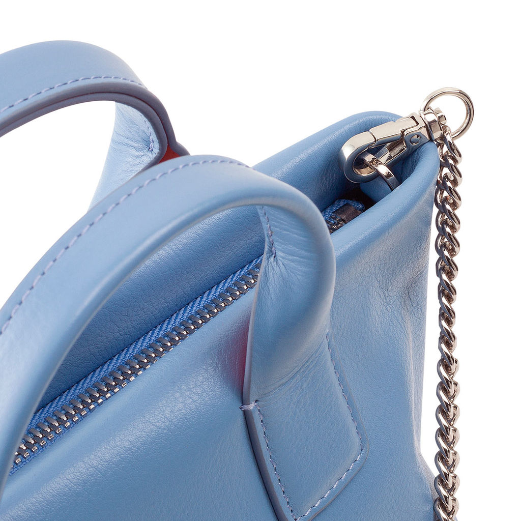 Итальянская миниатюрная женская сумочка DuDu Bags серии Ibiza | пастельно-голубой - Dudubags фото 4