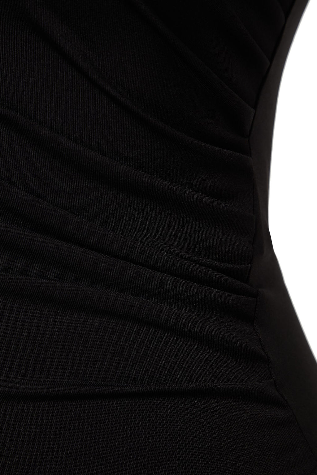 Siyah Buzgu Detayl? Dik Yaka C?tc?tl? Esnek Orme Body TWOAW24BD00014