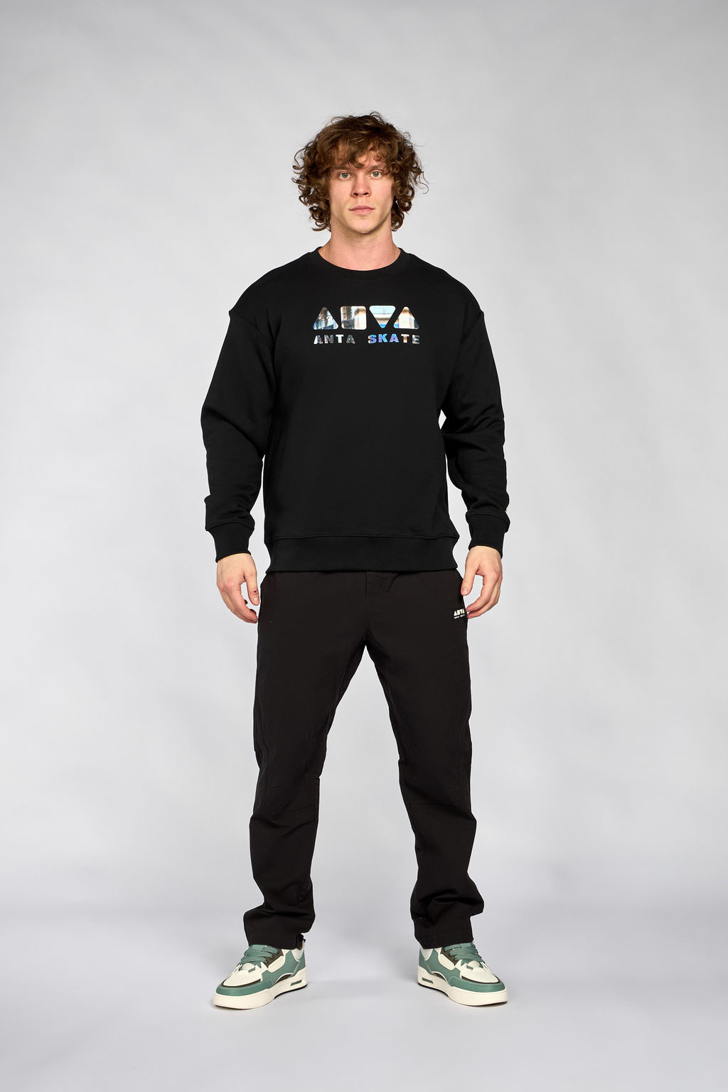 Свитшот Черный - Anta фото 2