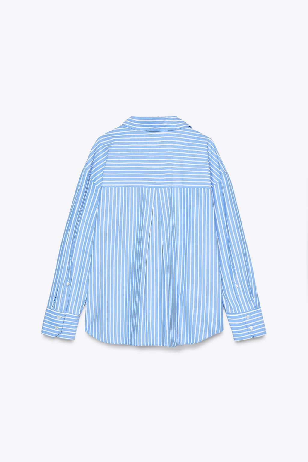 BASIC POPLIN SHIRT - Zara фото 7
