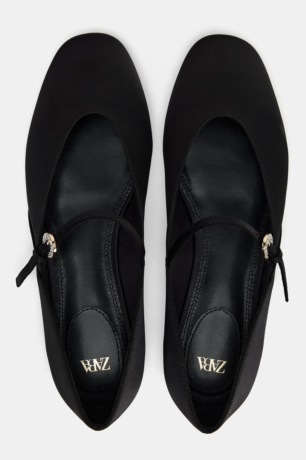 SATIN-EFFECT BALLET FLATS 50TH ANNIVERSARY - Zara фото 5