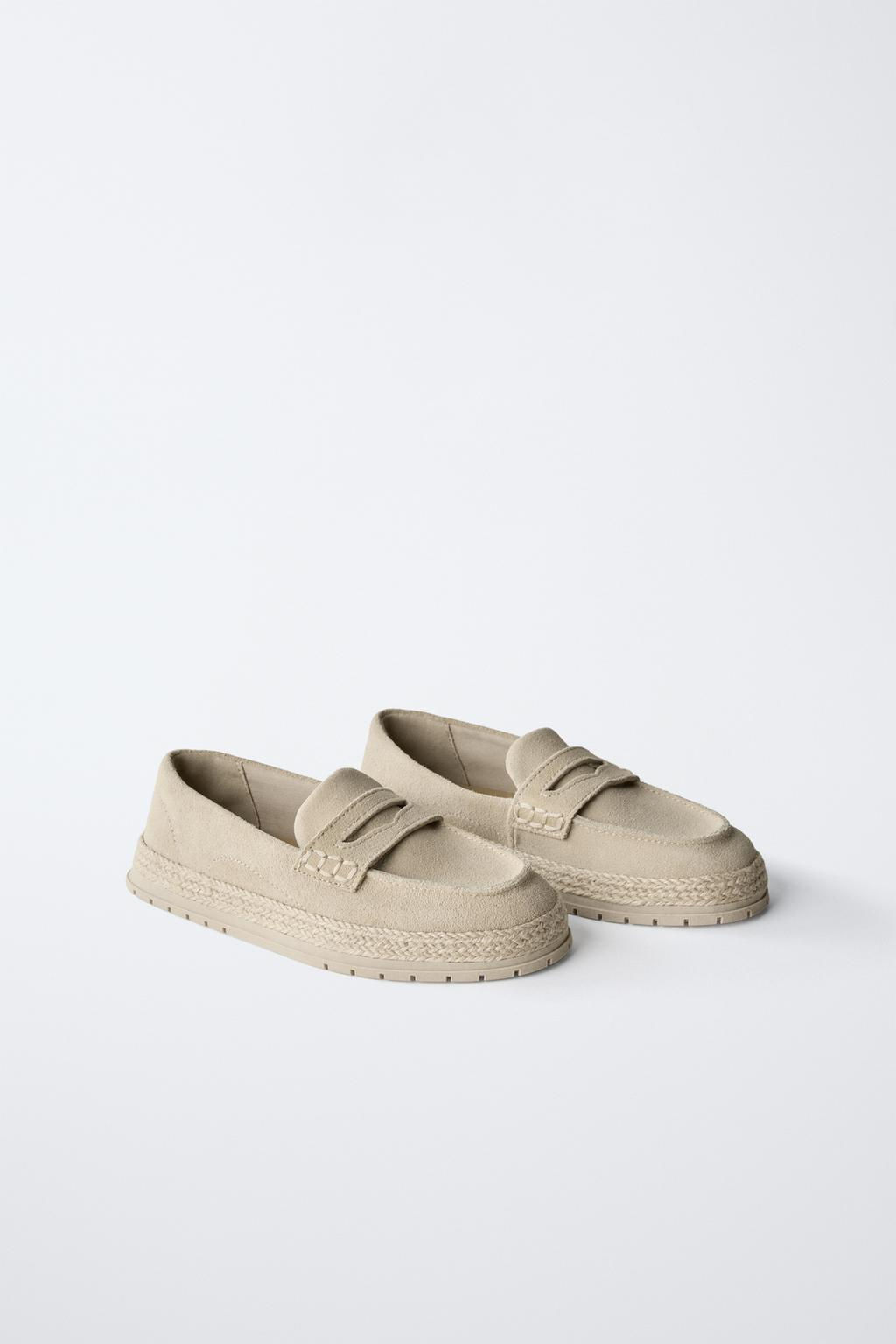 SPORTY SPLIT SUEDE LOAFERS - Zara фото 2