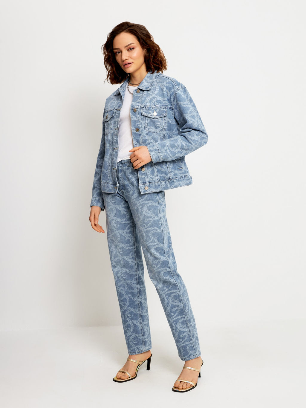 Куртка джинсовая жен. Wenover_jacket набивка - Concept club фото 3