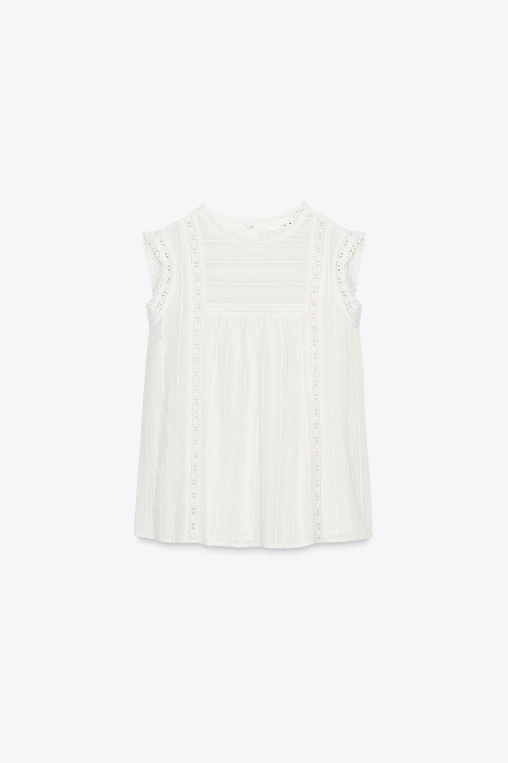 ROMANTIC SLEEVELESS TOP - Zara фото 4