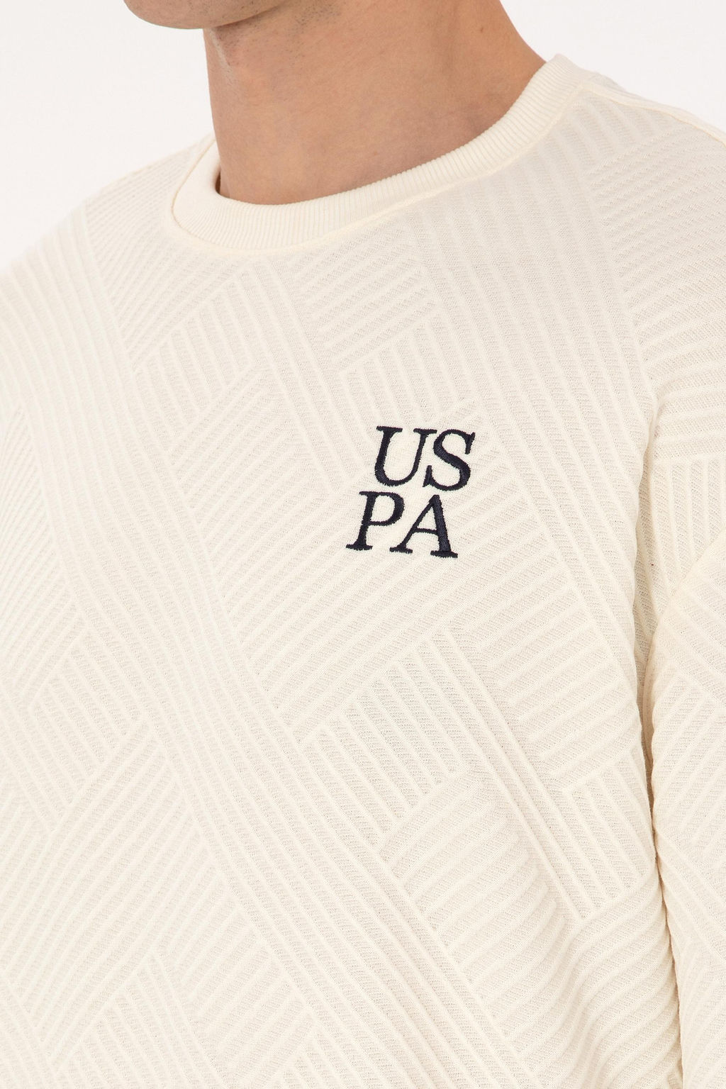 Erkek Krem Sweatshirt - U.s. polo assn фото 7