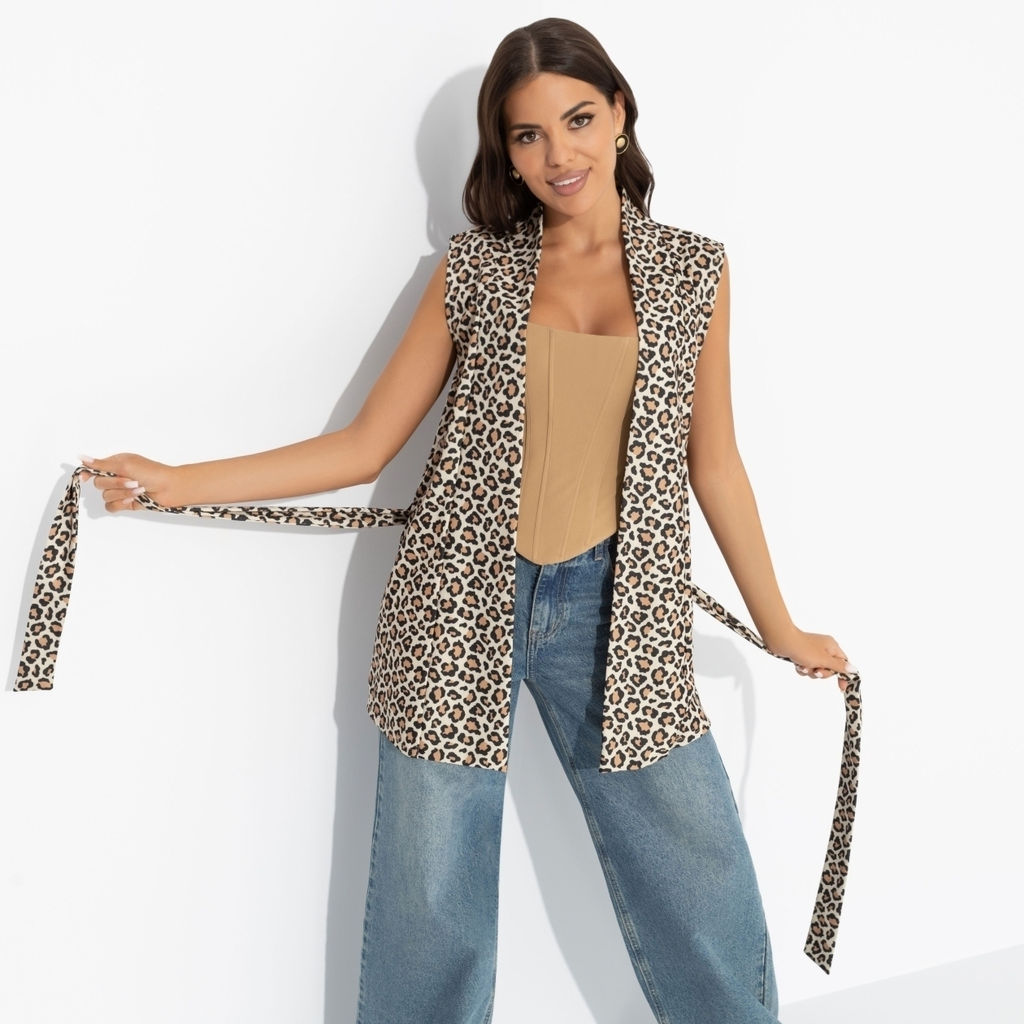 Жилет с поясом, Настроена эффектно - Charutti фото 6