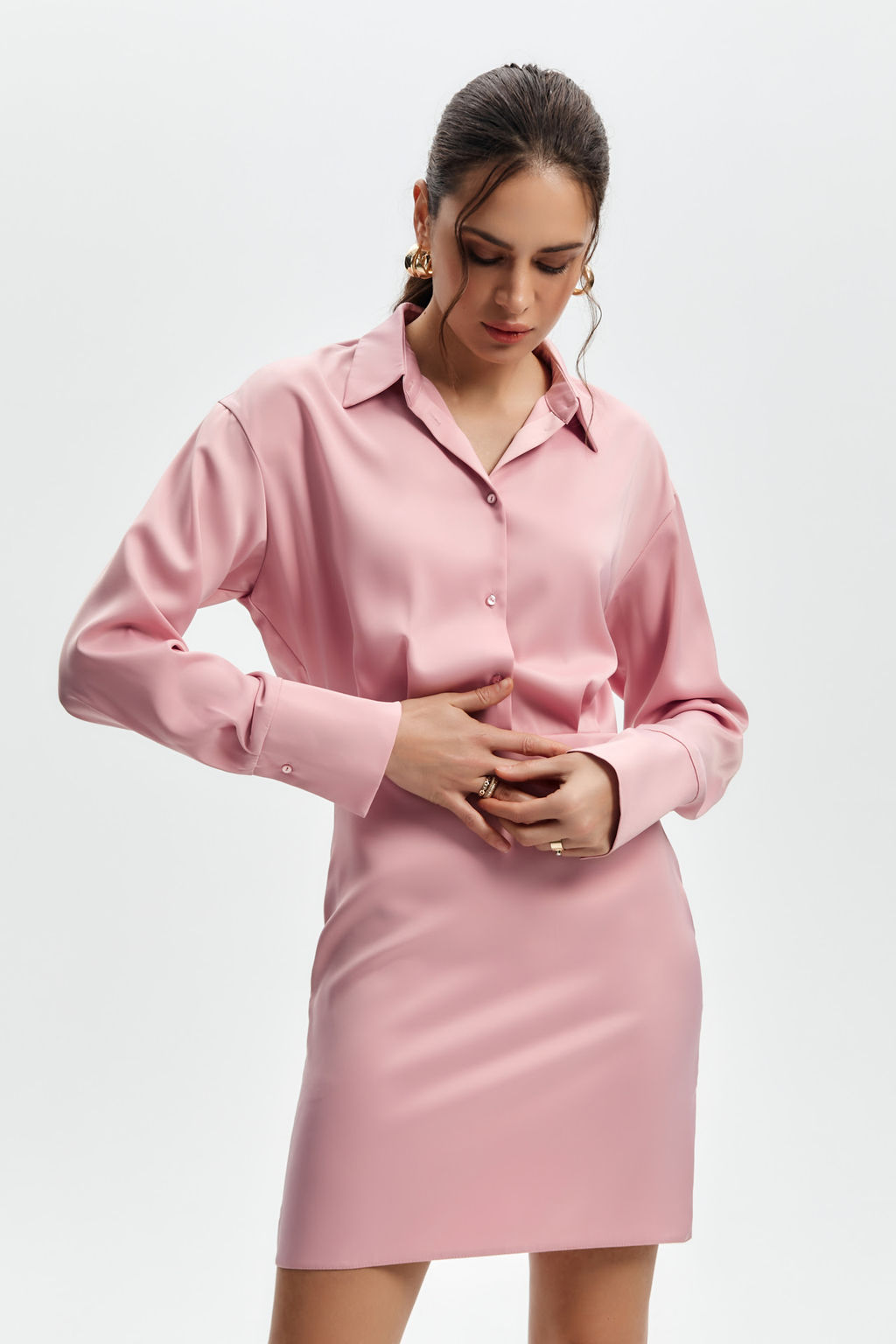 Платье мини отрезное по талии - Mollis фото 2