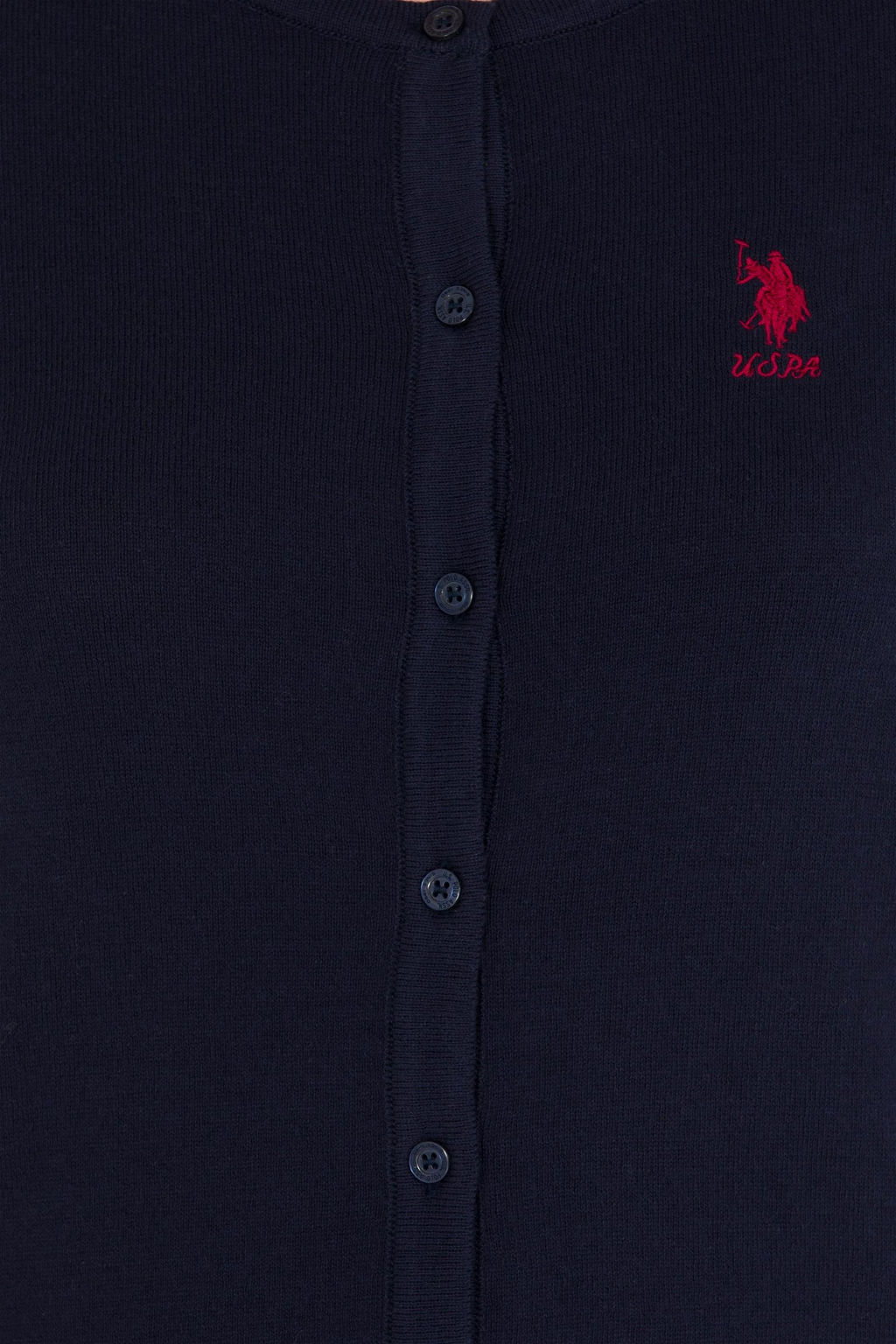 U. S. Polo Assn Женский темно-синий базовый трикотажный кардиган - U.s. polo assn фото 12