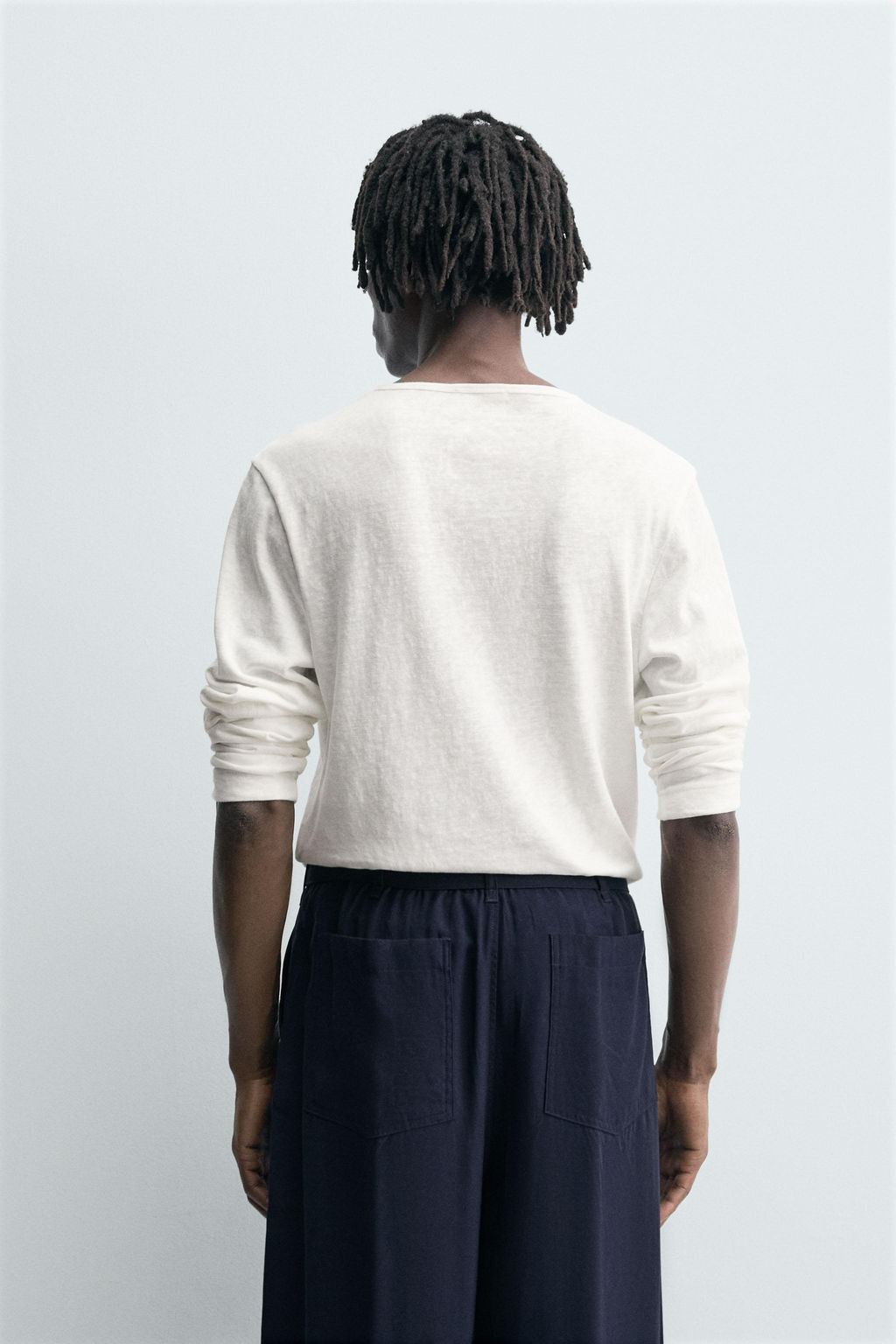BUTTON NECK T-SHIRT - Zara фото 3