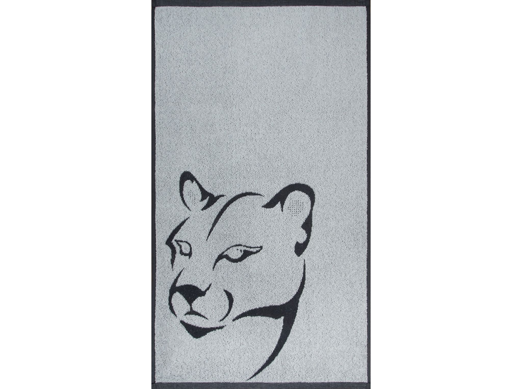 Полотенце махровое 6с103.412ж1 Львица(антрацит) 50х90см