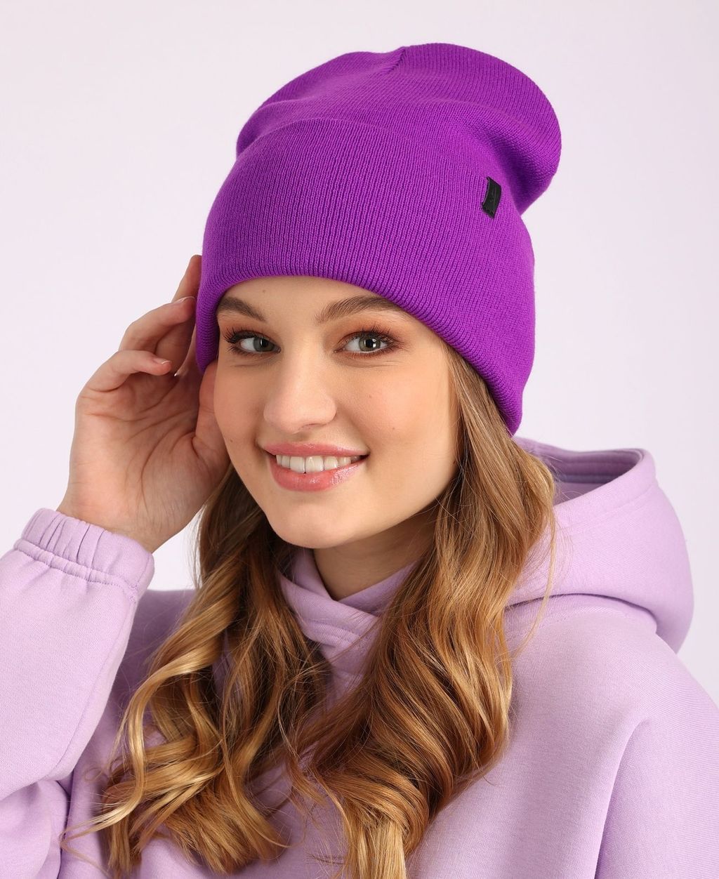 Шапка Cap.13 лиловый