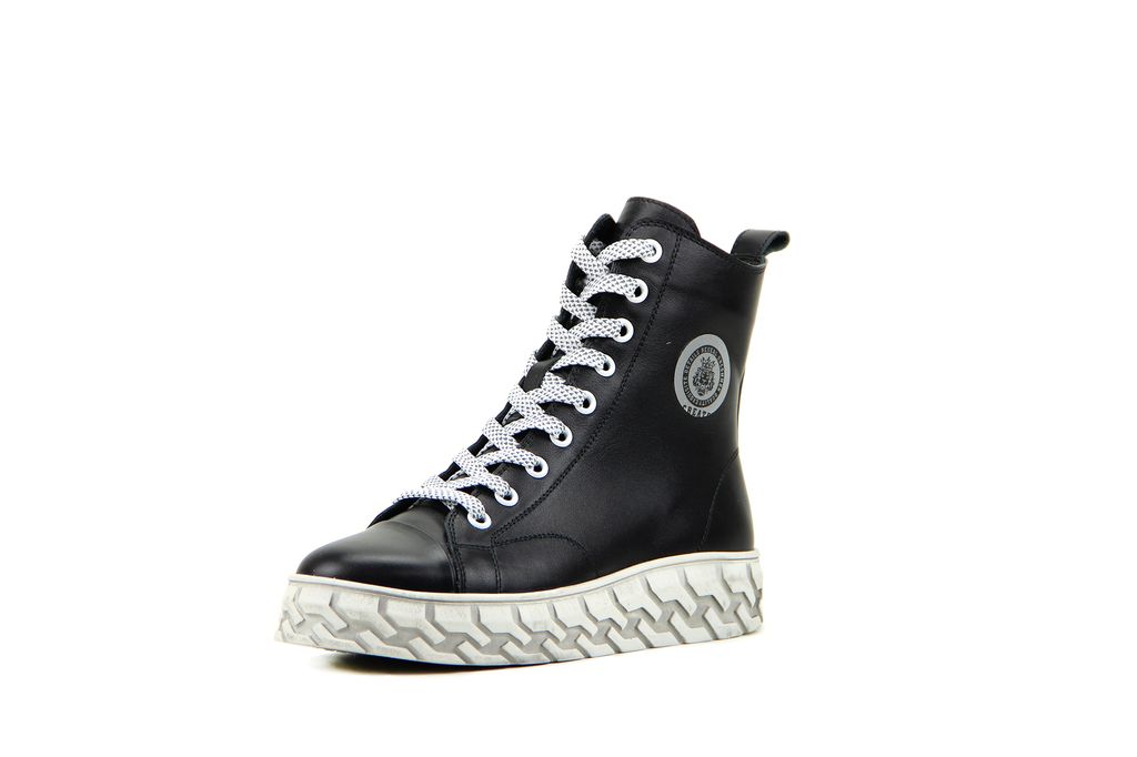 Ботинки EDART 215.icebergw. black/мех