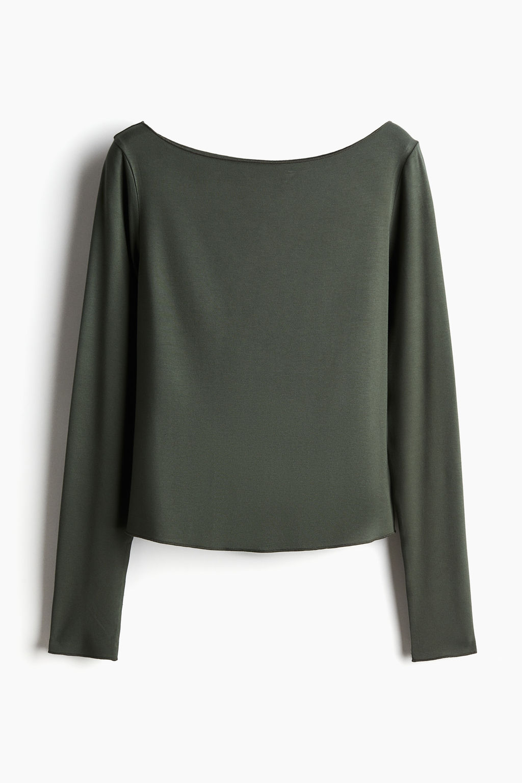 Camiseta con escote barco - H&m фото 8
