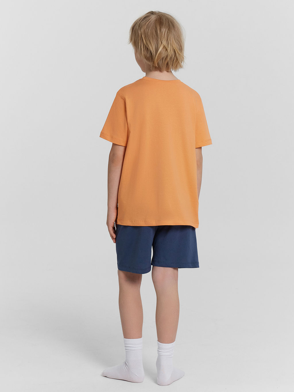 Комплект домашний для мальчиков коричневый с принтом и надписью League - Mark formelle фото 3