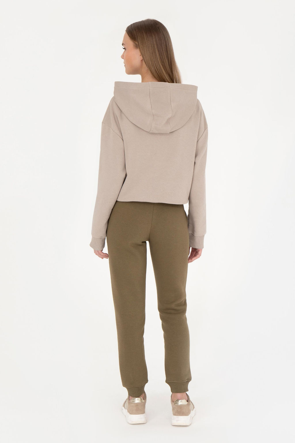 Женские спортивные штаны цвета хаки Неожиданная скидка в корзине - U.s. polo assn фото 4