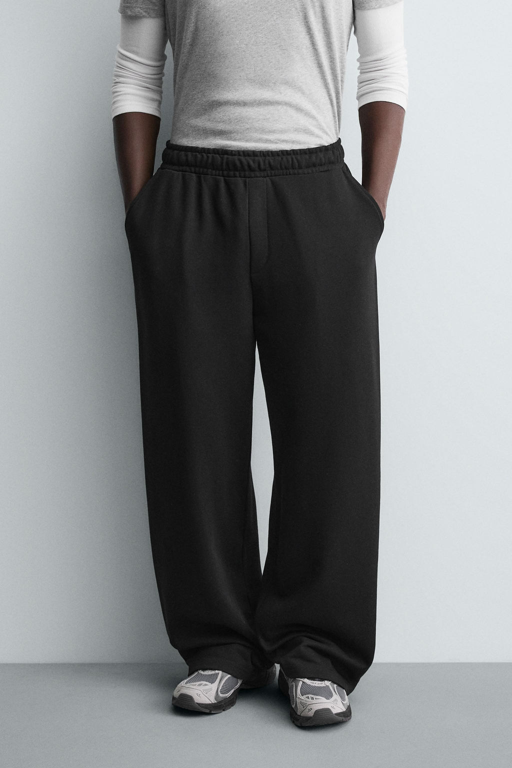 WIDE-LEG JOGGER TROUSERS - Zara фото 25