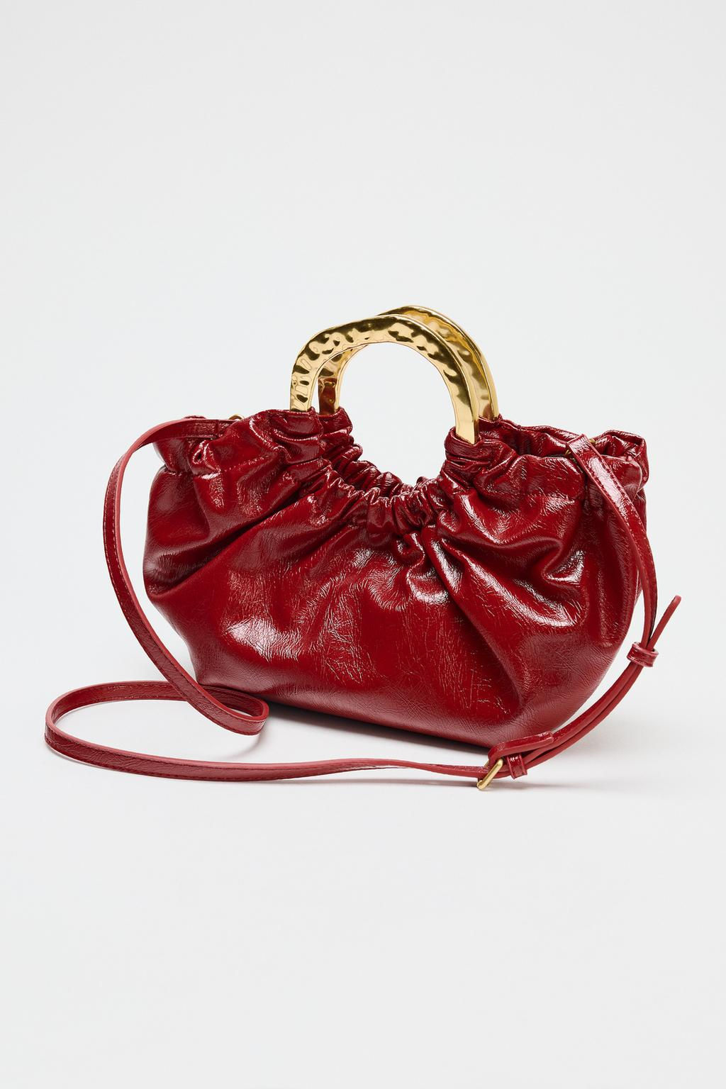 GATHERED HANDBAG - Zara фото 3
