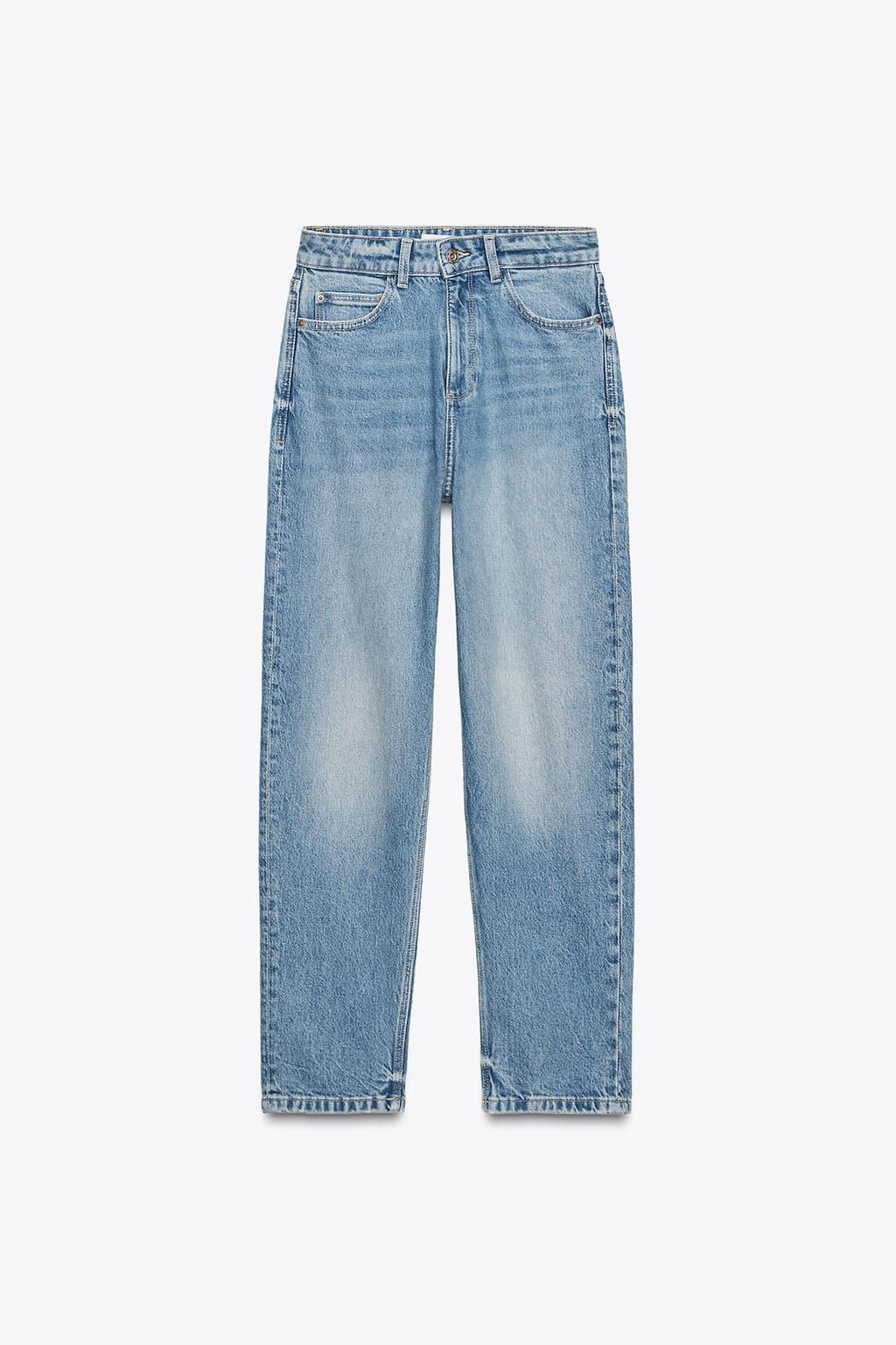 Z.01 MOM FIT COMFORT HIGH-WAIST JEANS - Zara фото 18