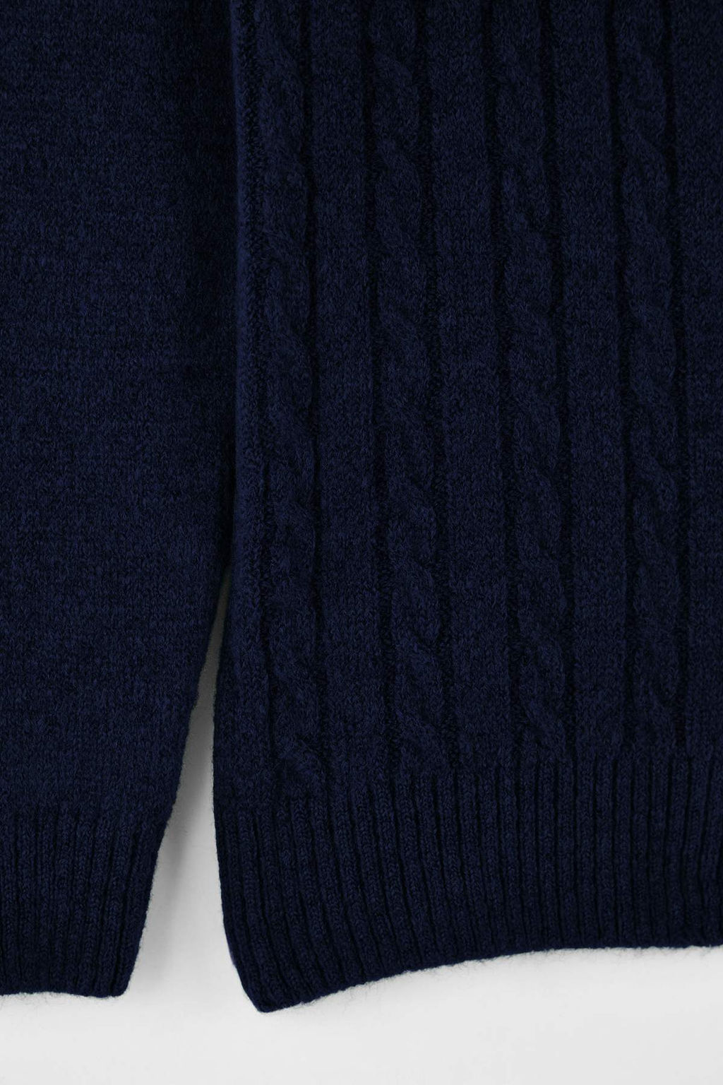 Lacivert Regular Bisiklet Yaka Animal Kazak TMNAW26KZ00006 - Trendyolmilla фото 7