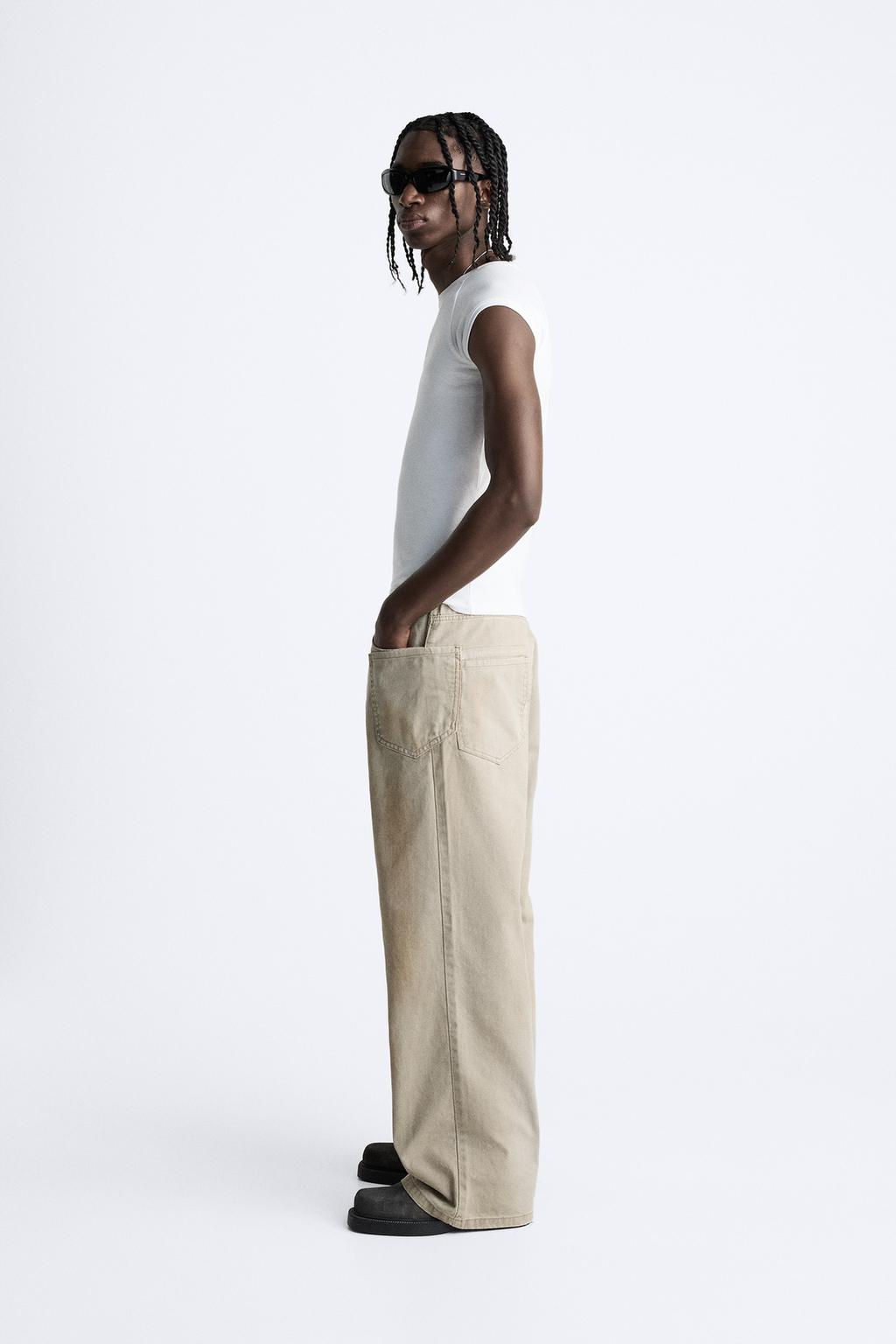 WIDE-LEG TROUSERS WITH POCKETS - Zara фото 8