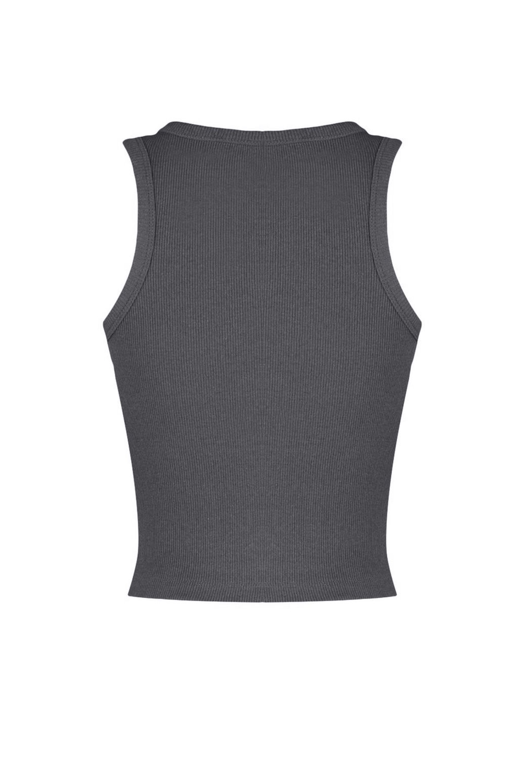 Antrasit-Mint 2li Paket Vucuda Oturan Crop Halter Yaka Fitilli Esnek Orme Atlet TWOSS21AL0058
