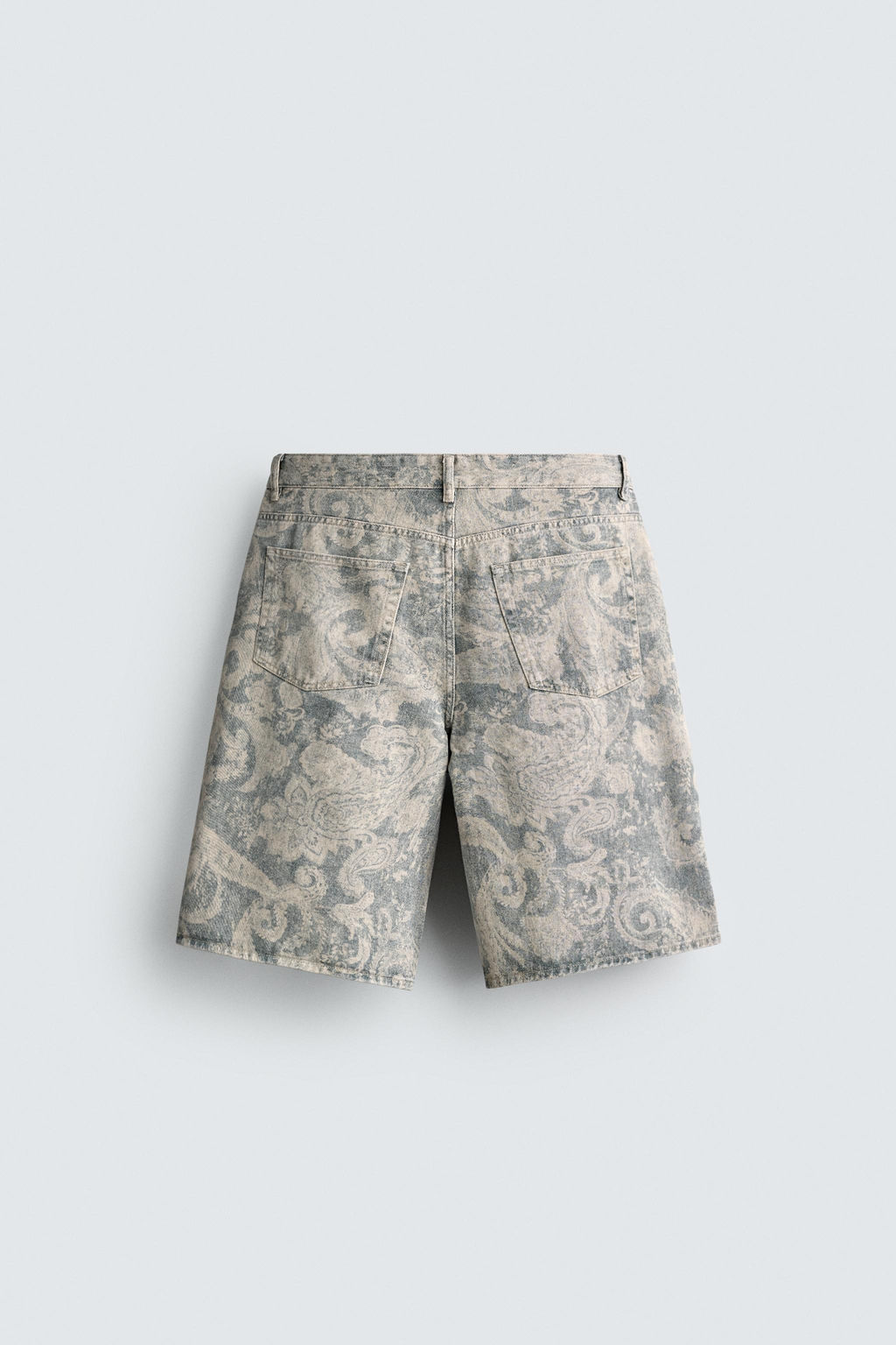 BERMUDA JOGGER RELAXED FIT INTERLOCK / Azul lavado - Zara фото 8