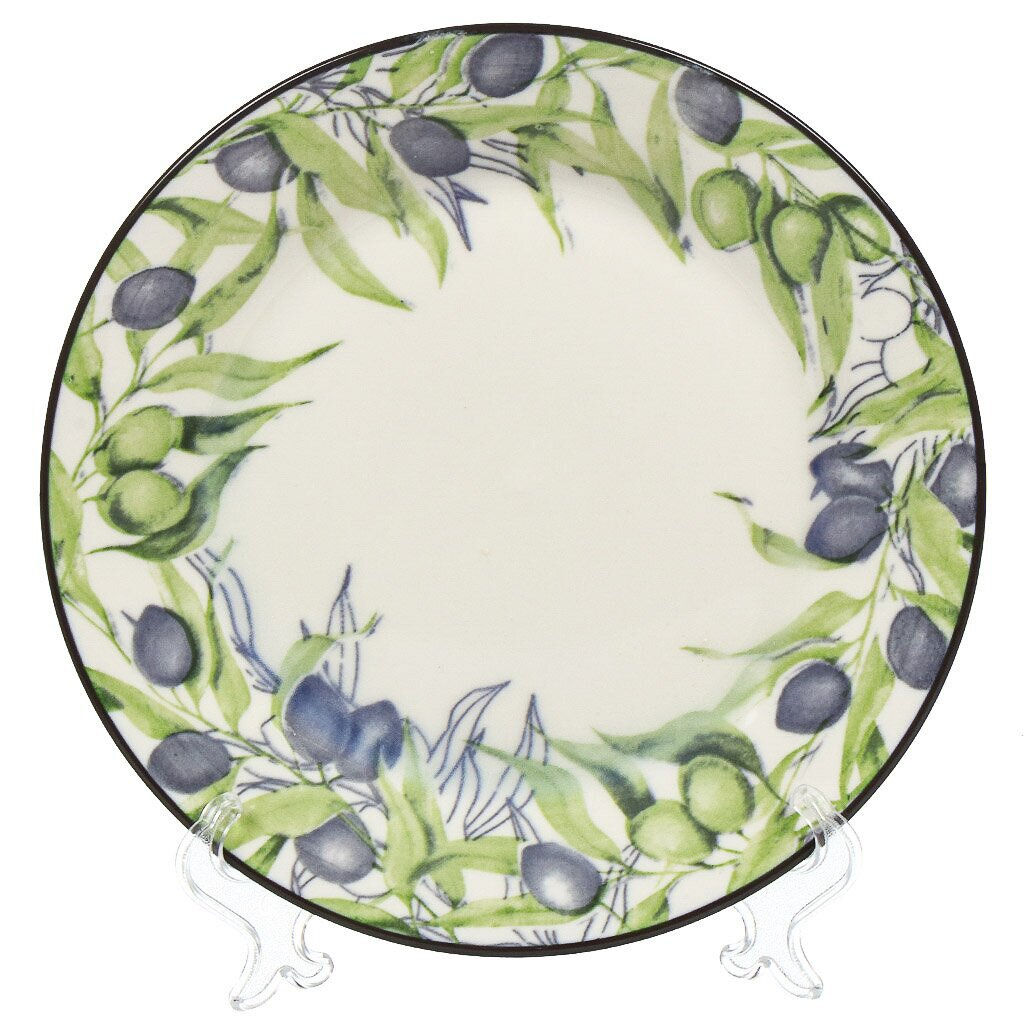Тарелка десертная Оливки 20 см /МФК/  фото 3