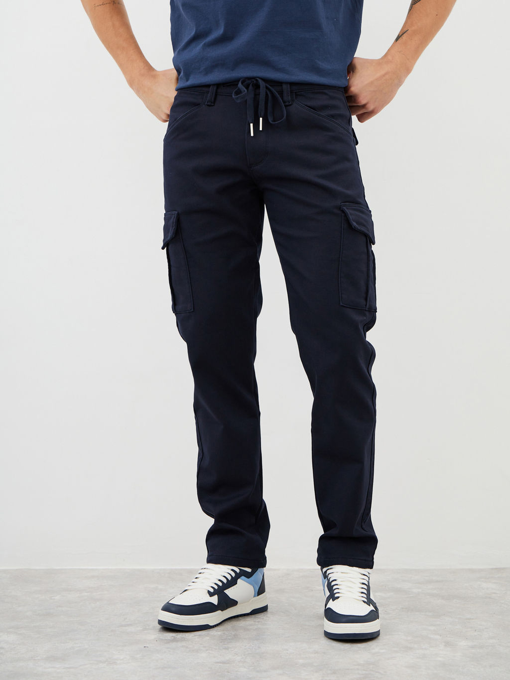 Мужские джинсы Карго утеплённые - Mossmore фото 20