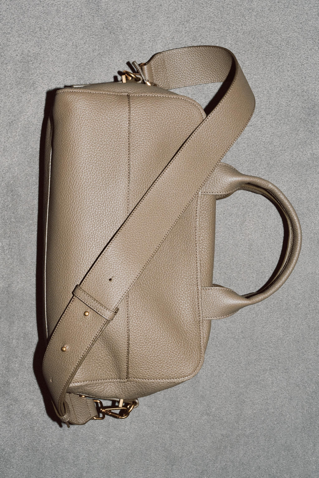 EXTENDED LEATHER BOWLING BAG - Zara фото 4