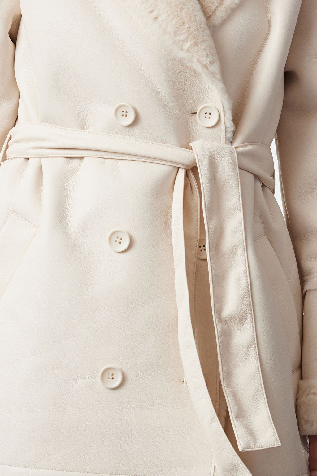 Ekru Oversize Kusakl? Kaban TWOAW24KB00188 - Trendyolmilla фото 4