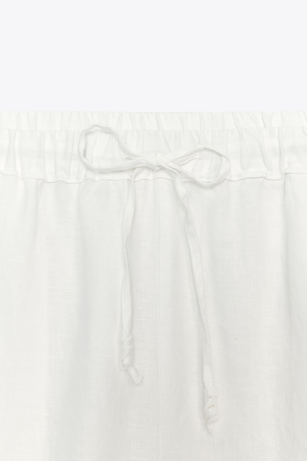 ZW COLLECTION LINEN TROUSERS WITH VENTS - Zara фото 9