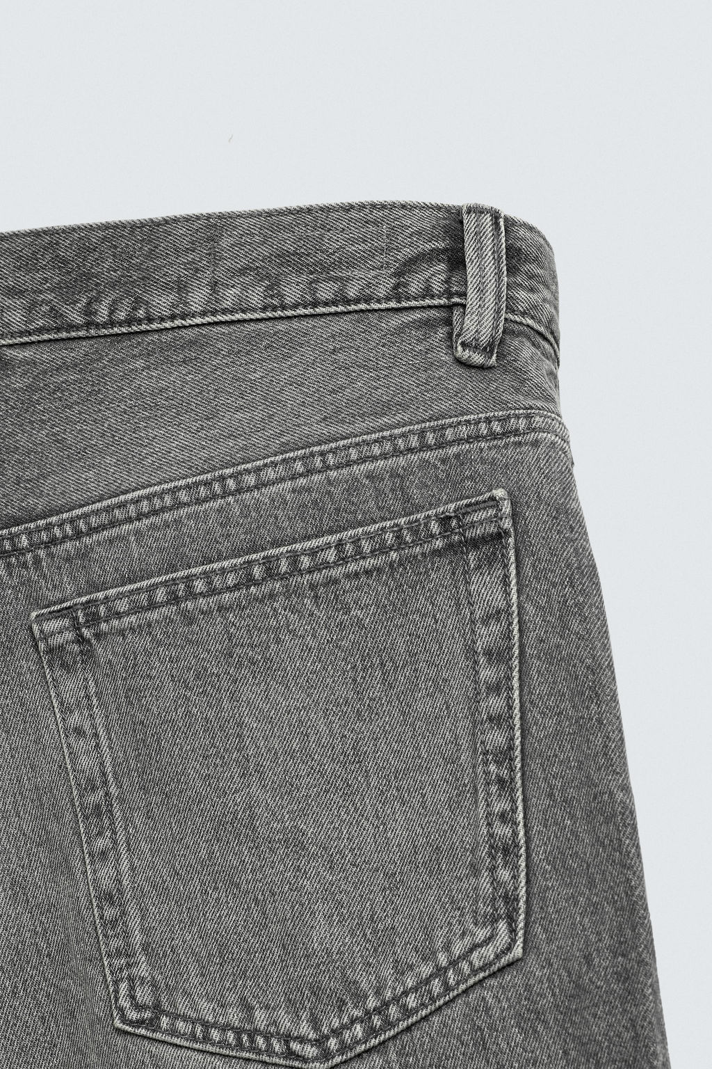 BERMUDA DENIM RELAXED FIT / Gris - Zara фото 9