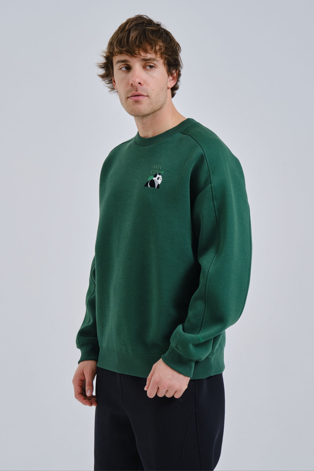 Свитшот Зеленый - Anta фото 4