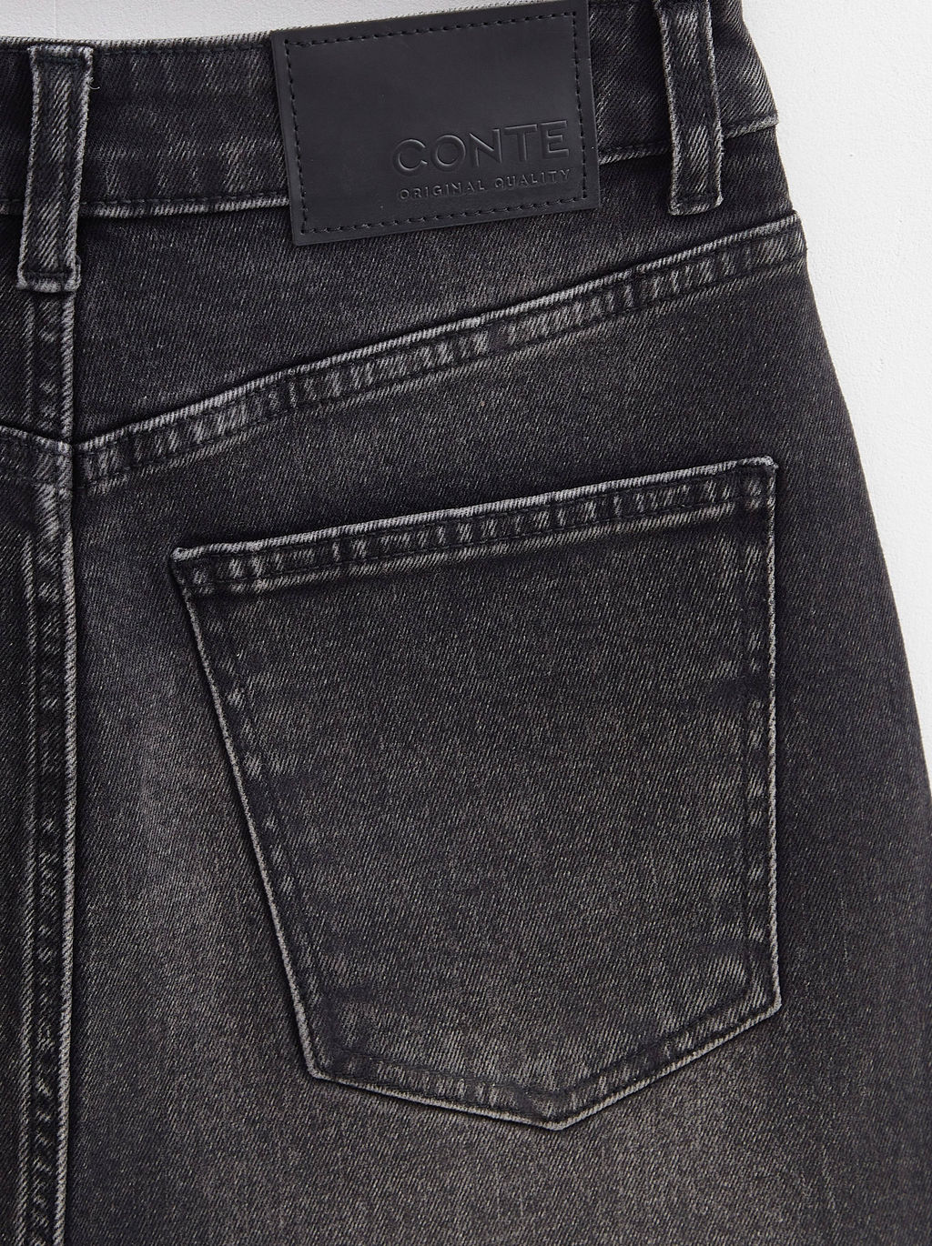 CONTE CON-687 Юбка джинсовая женская washed black