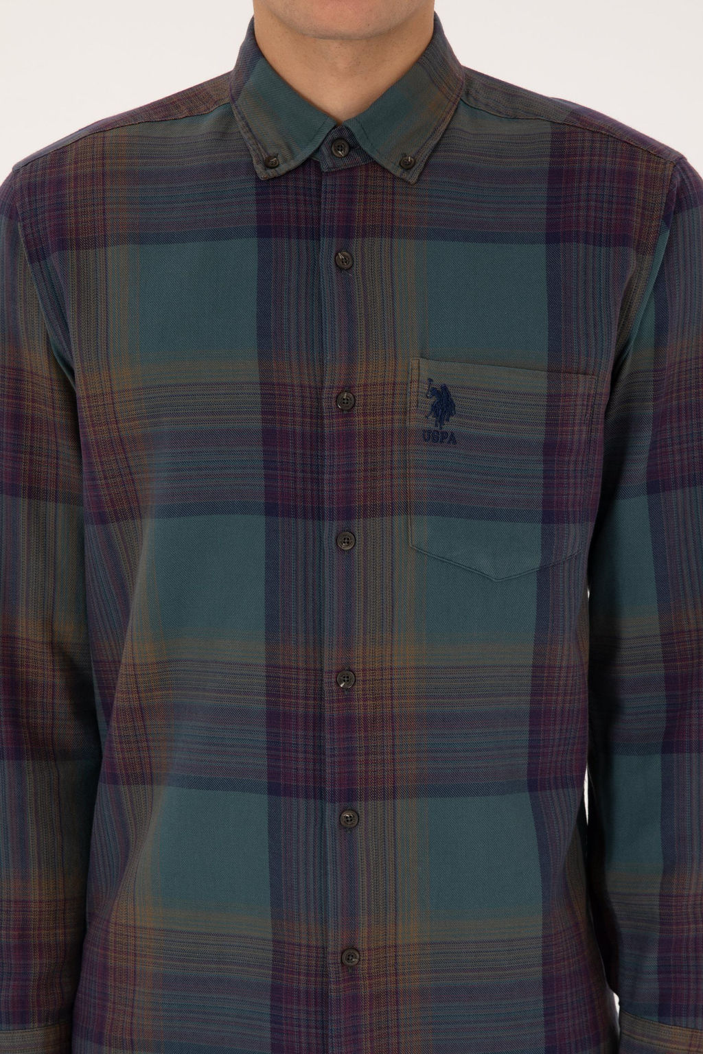 Erkek Koyu Ye_il Uzun Kollu G_mlek - U.s. polo assn фото 6