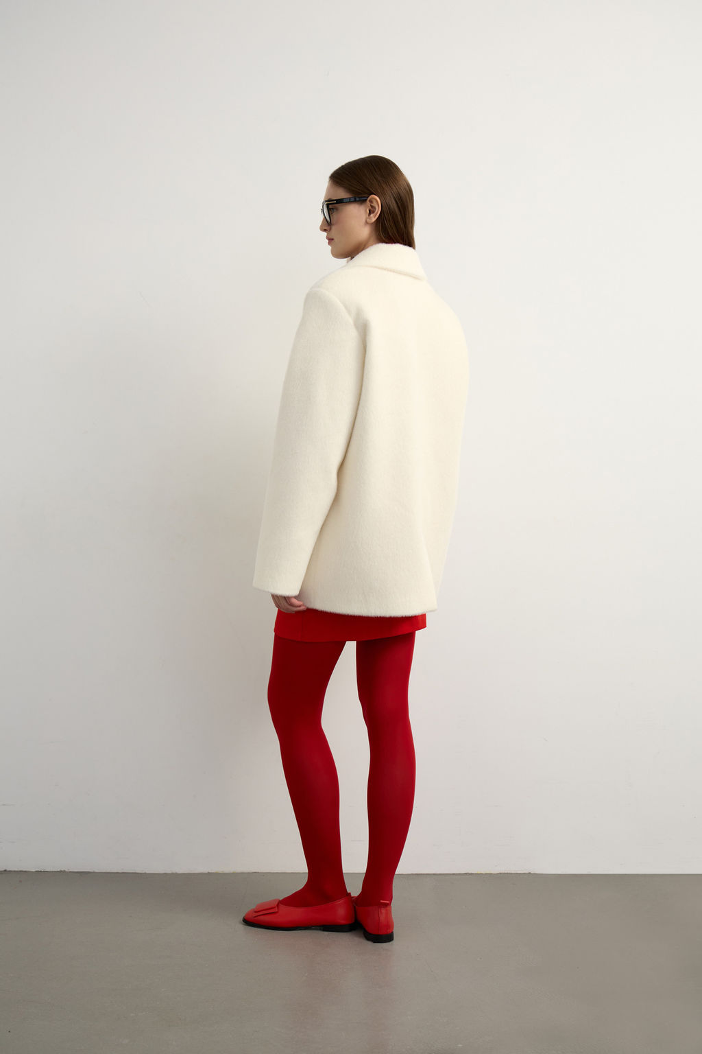 Пальто-жакет с накладными карманами - Mollis фото 4