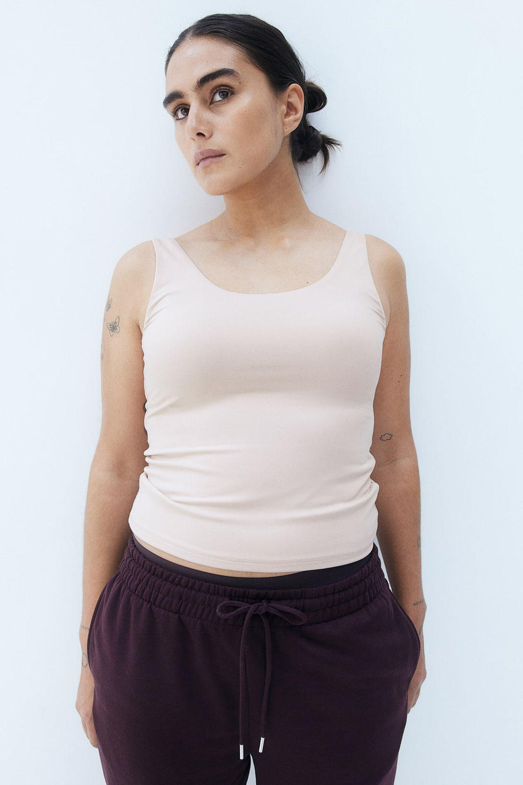 Top de tirantes en microfibra - H&m фото 3