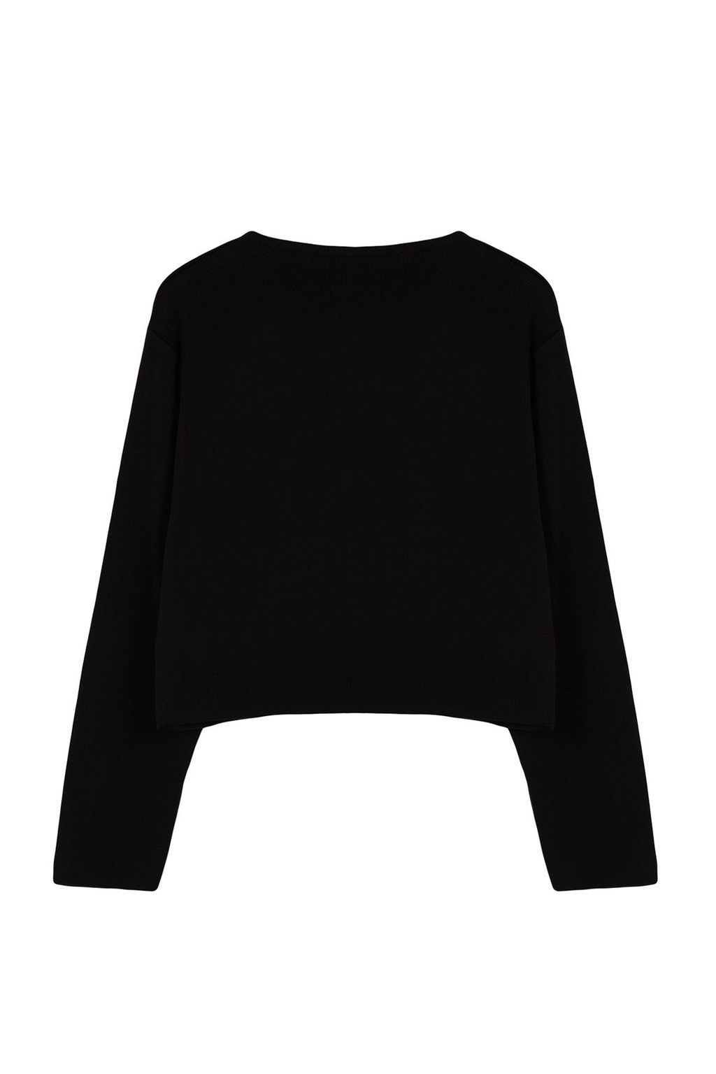 TRENDYOLMILLA Siyah Bisiklet Yaka Ceket GorunumluTriko H?rka TWOAW25HI00066  фото 6