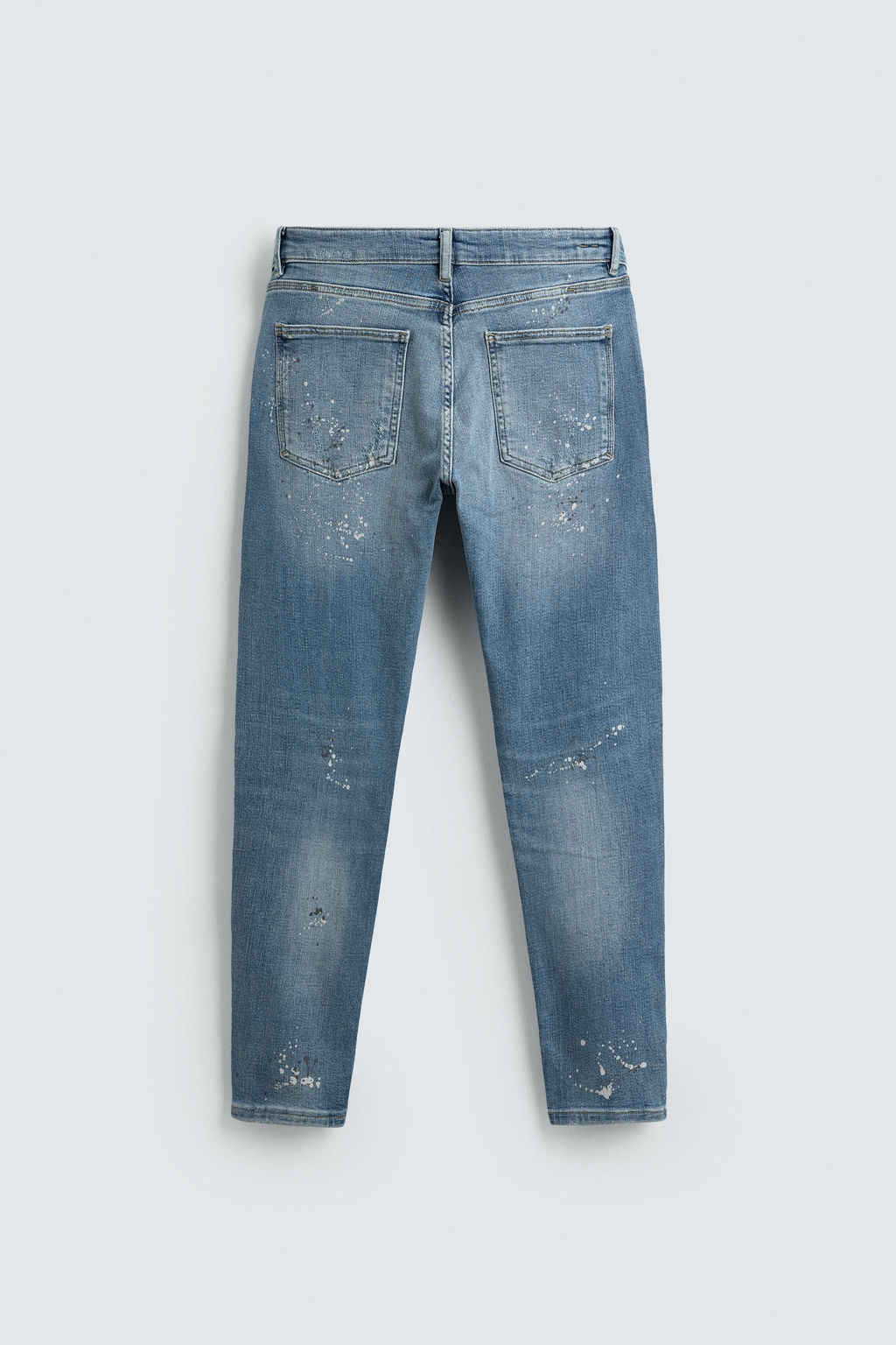 JEANS SKINNY FIT ROTOS / Azul claro - Zara фото 8